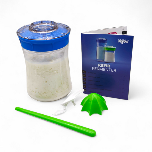 Kefirko Milk Kefir Kit + Organic Milk Kefir Grains