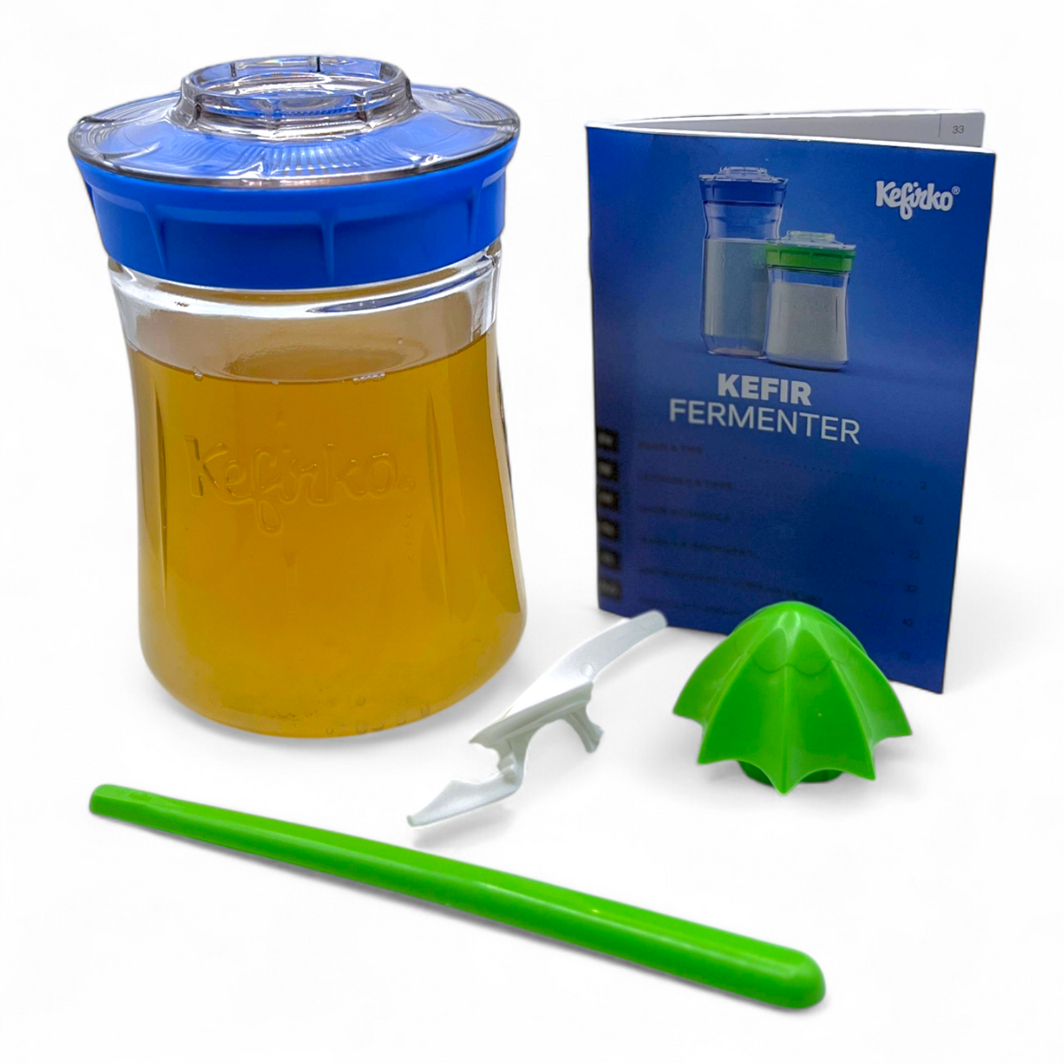Kefirko Kefir Kit + Organic Kefir Grains – Happy Cultures