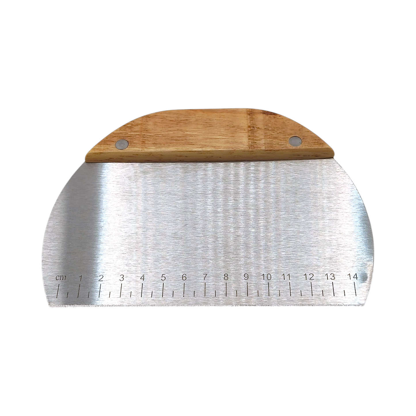 Stainless Steel Bench Scraper with Wooden Handle